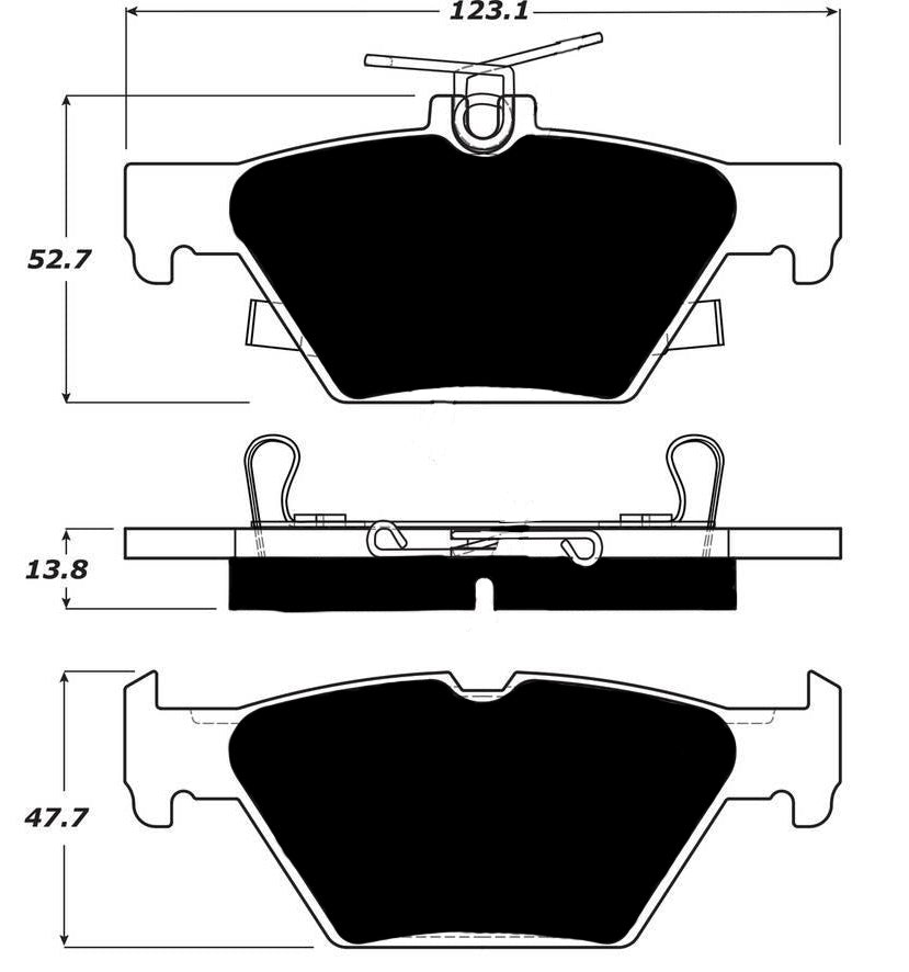 Porterfield Brake Pads for 2015 SUBARU LEGACY SEDAN