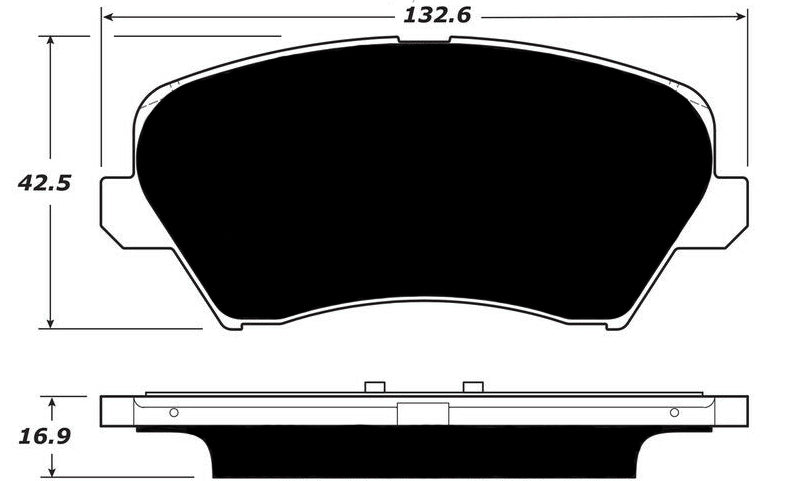 Porterfield Brake Pads for 2018 HYUNDAI VELOSTER-Non Turbo