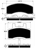Porterfield Brake Pads for 1995 CHEVROLET C3500 2WD SRW 13 x 2 1/2" Rear Shoe