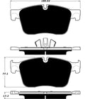 Porterfield Brake Pads for 2017 JAGUAR XF/XFR 6 Cyl