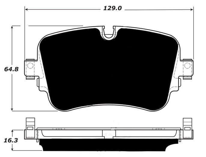 Porterfield Brake Pads for 2016 AUDI Q7 - w/400mm Front Discs