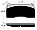 Porterfield Brake Pads for 1994 FERRARI F-40