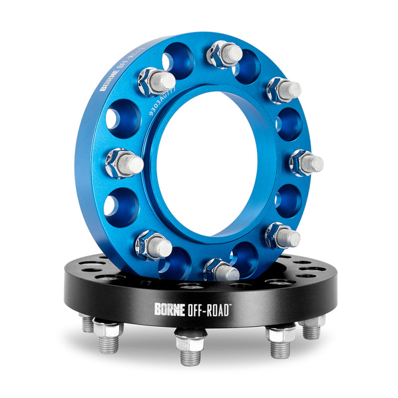 Borne Off-Road Wheel Spacers 8X165.1 121.3 38.1 M14 Blk BNWS-006-381BK