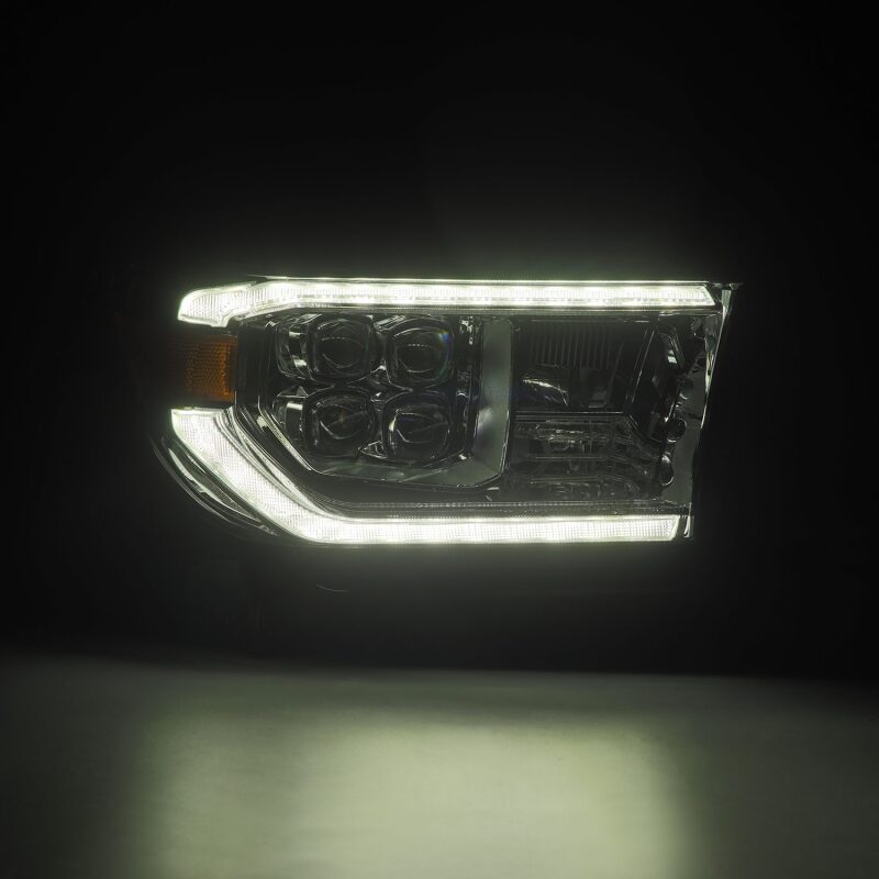 AlphaRex 07-13 Toyota Tundra / 08-17 Sequoia NOVA LED Proj HL Chrome w/Actv Light Seq. Sig + DRL 880819