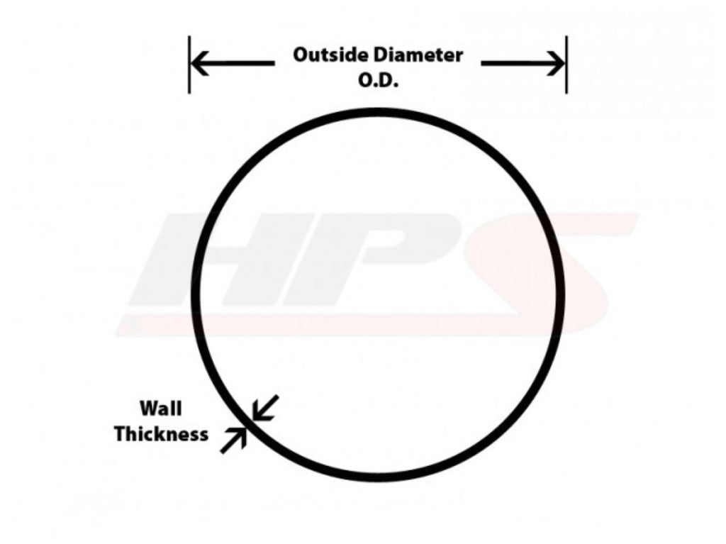HPS 4-1/2" OD, 6061 Aluminum Straight Pipe Tubing , 14 Gauge