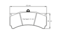 Pagid U-1538 Racing Pads - RST-3 Compound