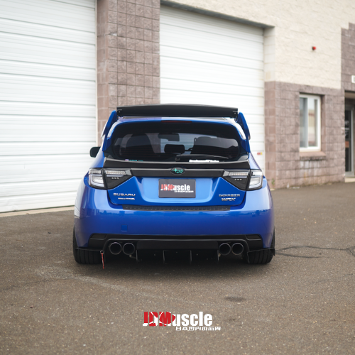 JDMuscle [08-14 WRX/STI] VS Style Spoiler w/ Brake Lights | ABS / Paint Matched / Partial Carbon Fiber