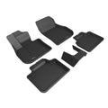 3D MAXpider 2024+ Mini Countryman (non-SE) Kagu 1st and 2nd Row Floormats - Black L1MN02201509