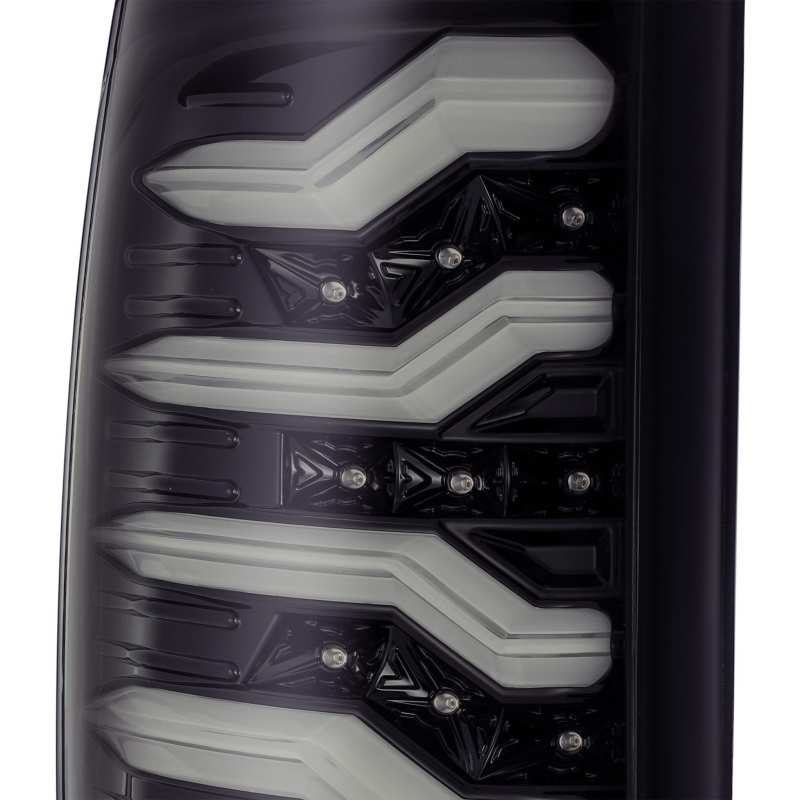 AlphaRex 09-18 Dodge Ram 1500 PRO-Series LED Tail Lights Jet Black 640010