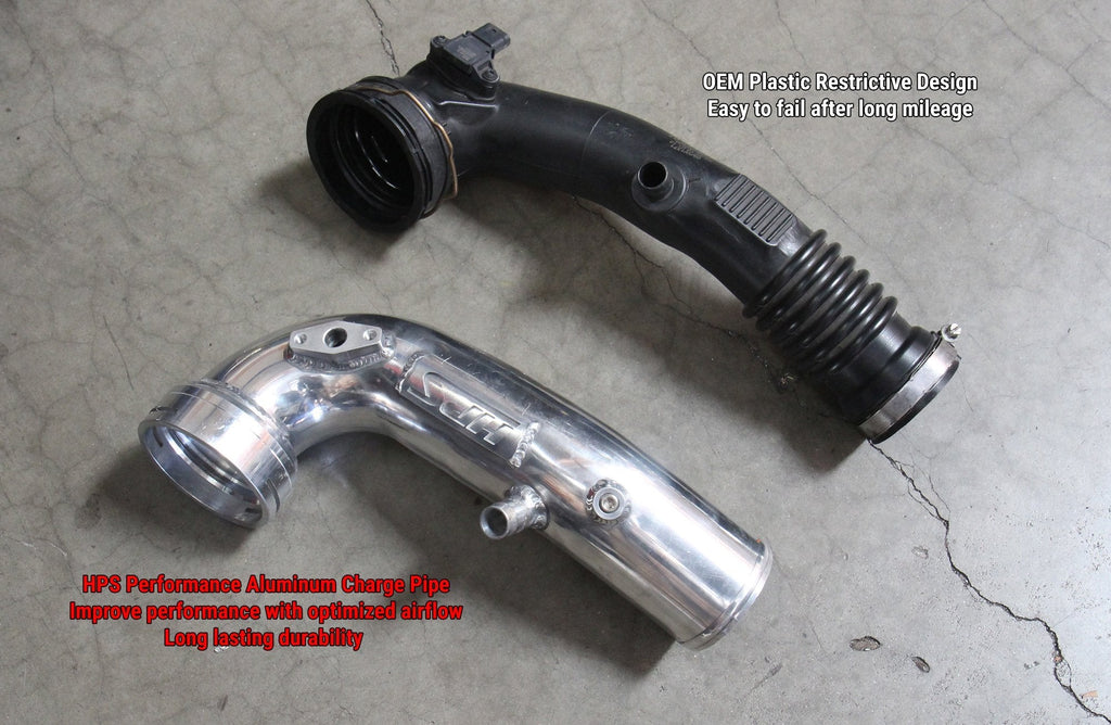 HPS Intercooler Cold Side Charge Pipe, BMW 2013-2015 740 3.0L Turbo N55, 17-127