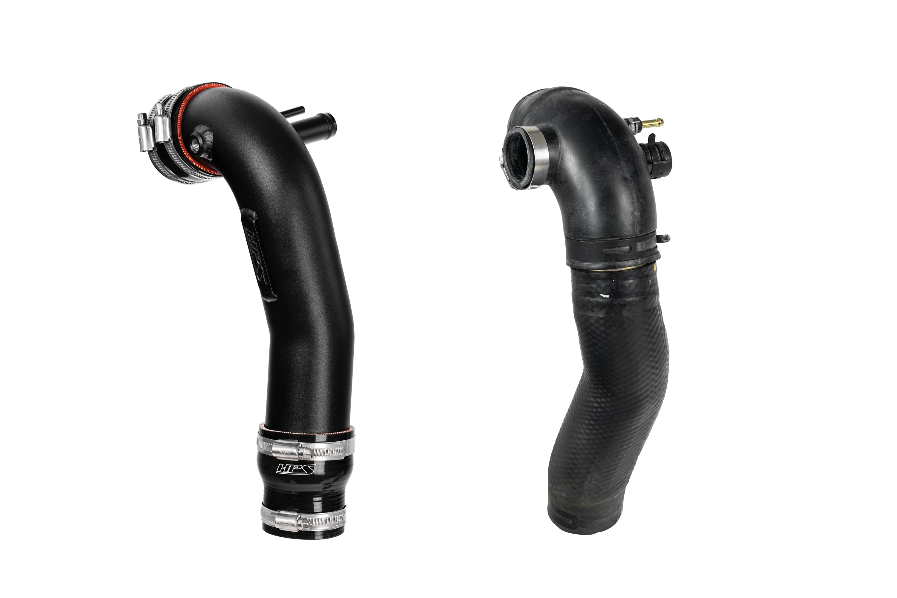 HPS Intercooler Cold Side Charge Pipe Turbo Elbow Mazda 04-05 Mazdaspeed Miata 1.8L Turbo, Black, 17-151WB
