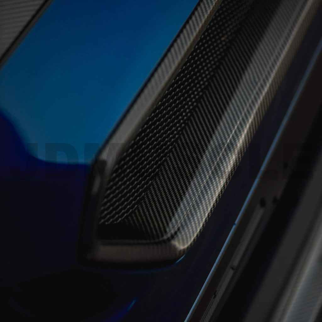 JDMuscle [18-21 WRX/STI] V2 Carbon Fiber Grille | Twill / Honey Comb