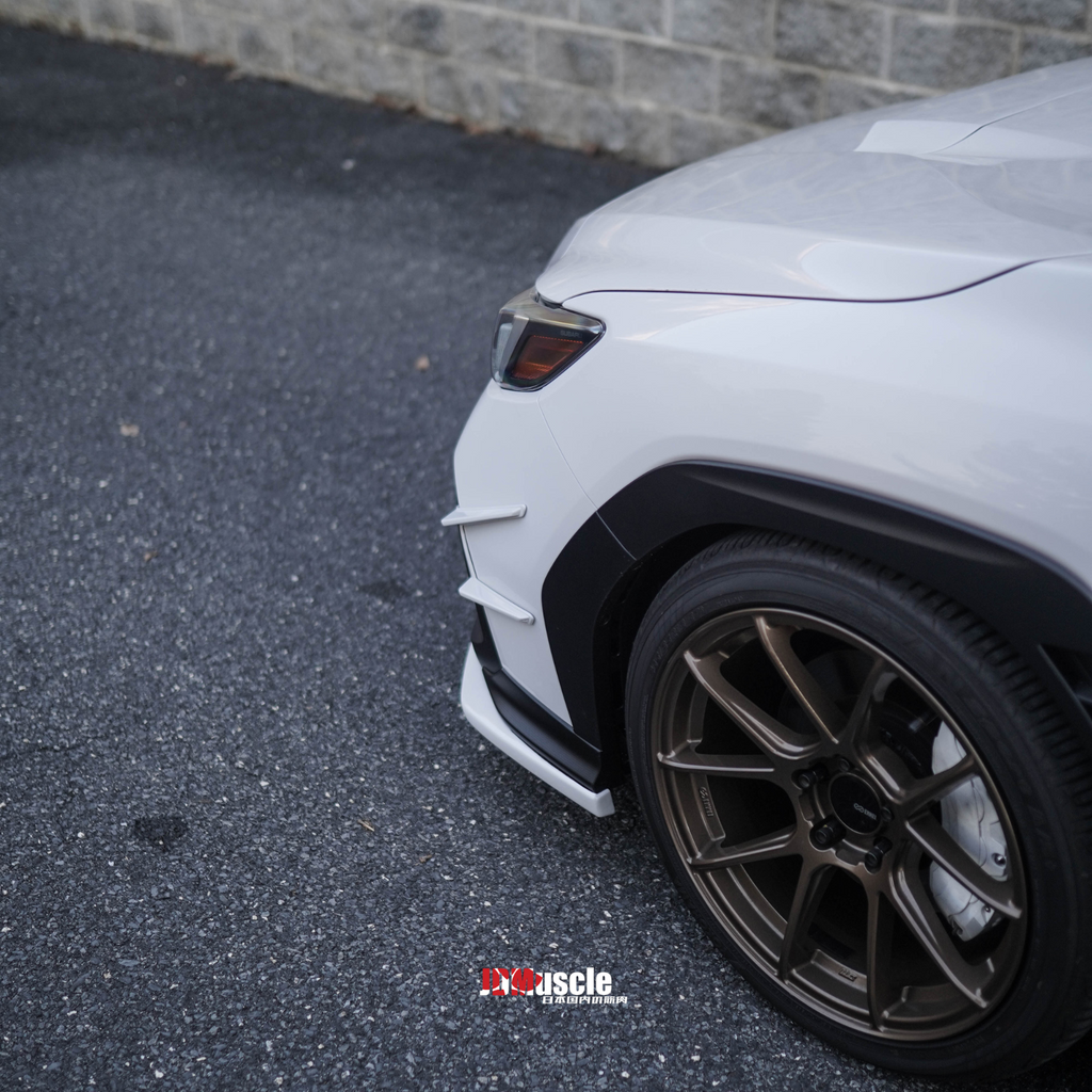 JDMuscle [22-25 WRX] Canards V1 - ABS / Paint Matched / Gloss Black