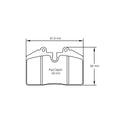 Pagid U-1916 Yellow Racing Pad - H29E Compound