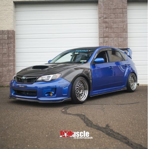 JDMuscle [08-14 STI / 11-14 WRX GRB/GVB] Tanso Carbon Fiber/FRP OE Style Fenders