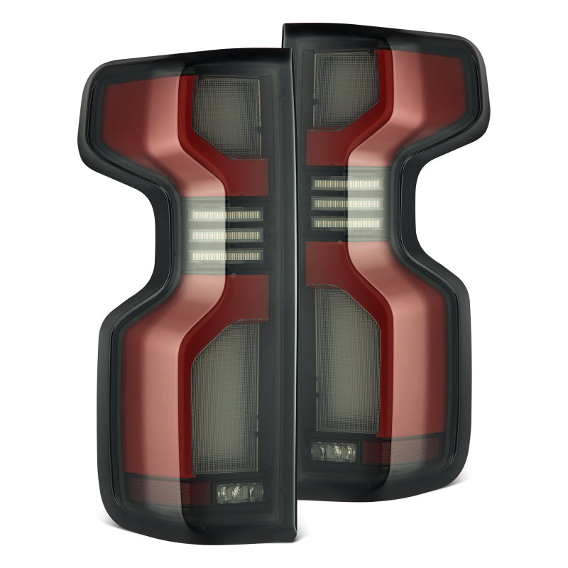 AlphaRex 19-24 Chevy Silverado 1500 / 20-24 2500HD/3500HD LUXX-Series LED Tail Lights Red 620068