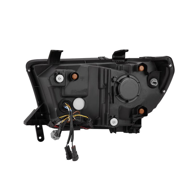 AlphaRex 07-13 Toyota Tundra / 08-17 Sequoia LUXX LED Proj HL Alpha-Blk w/Actv Light Seq. Sig + DRL 880825