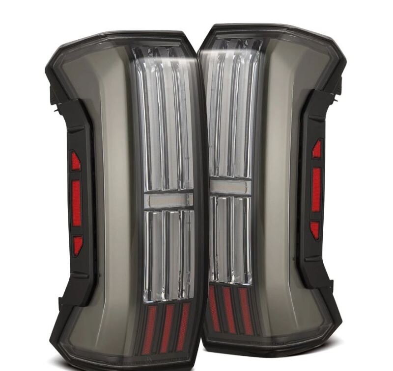 AlphaRex 22-24 Toyota Tundra NOVA-Series Prismatic LED Tail Lights - Black 673000