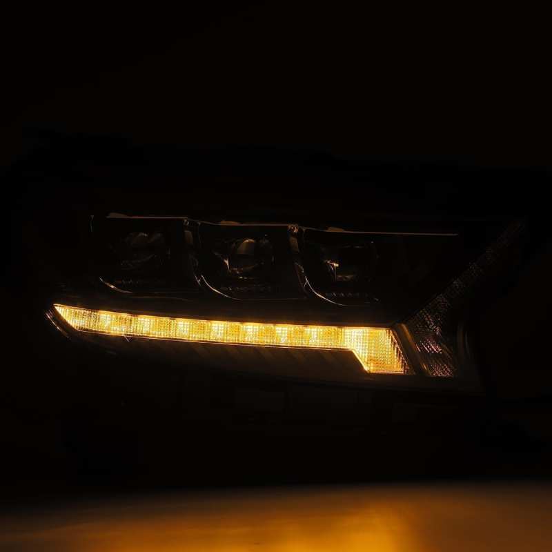 AlphaRex 19-21 Ford Ranger NOVA LED Proj Headlights Plank Style Black w/Activ Light/Seq Signal/DRL 880124