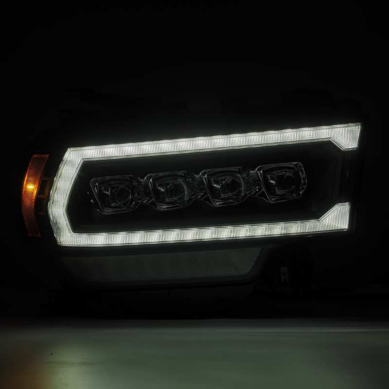 AlphaRex 19-21 Ram 2500 NOVA LED Proj Headlights Plank Style Black w/Activ Light/Seq Signal/DRL 880553