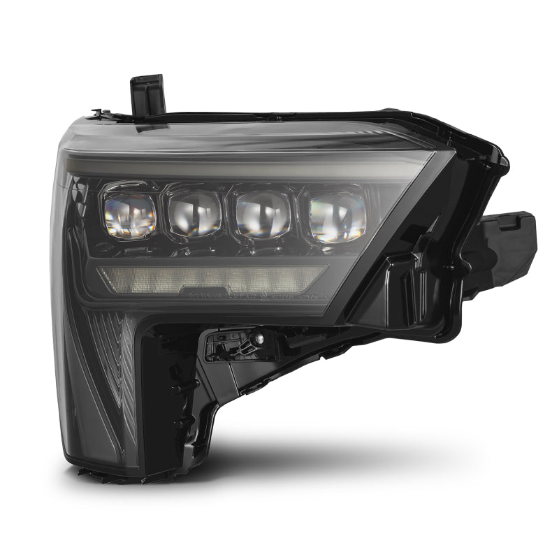 AlphaRex 22-23 Toyota Tundra NOVA-Series Headlights Alpha-Black w/Amber DRL - Req 810029 OR 810030 880871