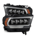 AlphaRex 19-23 Dodge Ram 1500 (No Clsc/Ltd/TRX) NOVA-Series Proj. Headlights Black (Req. Converter) 880578