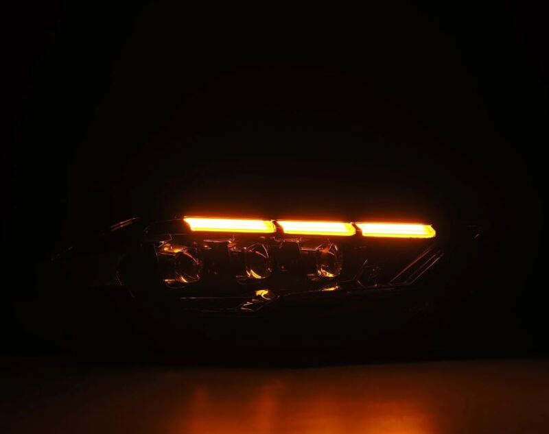 AlphaRex 18-20 Ford Mustang NOVA LED Proj Headlights Alpha-Black w/Activ Light/Seq Signal/Switch DRL 880263