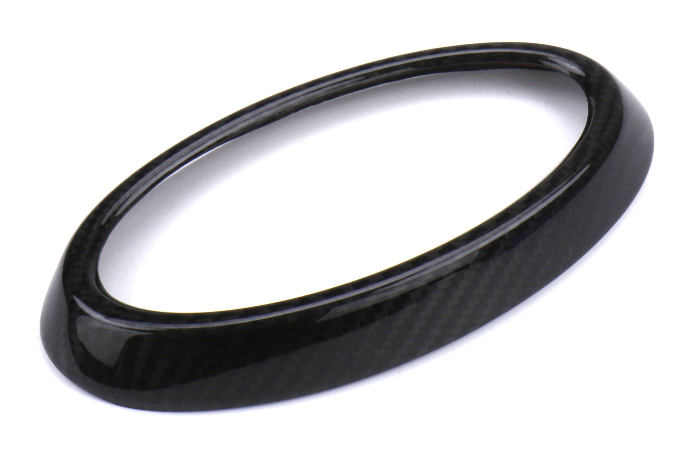 OLM LE Dry Carbon Fiber Front Emblem Frame Overlay - 2018-2021 Subaru WRX / STI