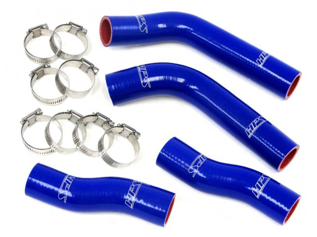 HPS Blue Reinforced Silicone Coolant Hose Kit (4pc set) front radiator Toyota 90-99 MR2 3SGTE Turbo