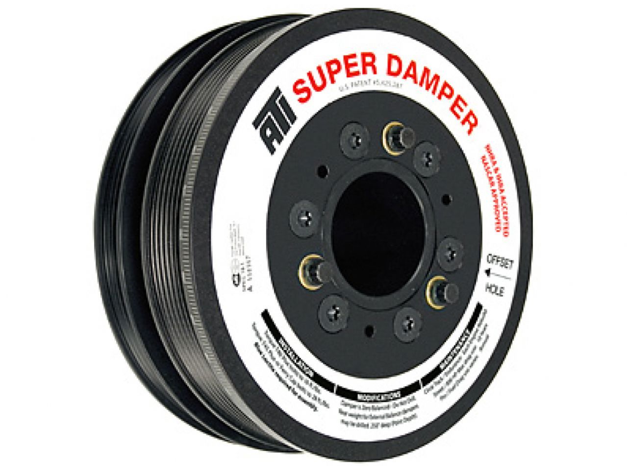 ATI Performance Products Damper - 6.75 - Al - 6 Serp Grv - Ford Mustang Gt V8 05 & Up