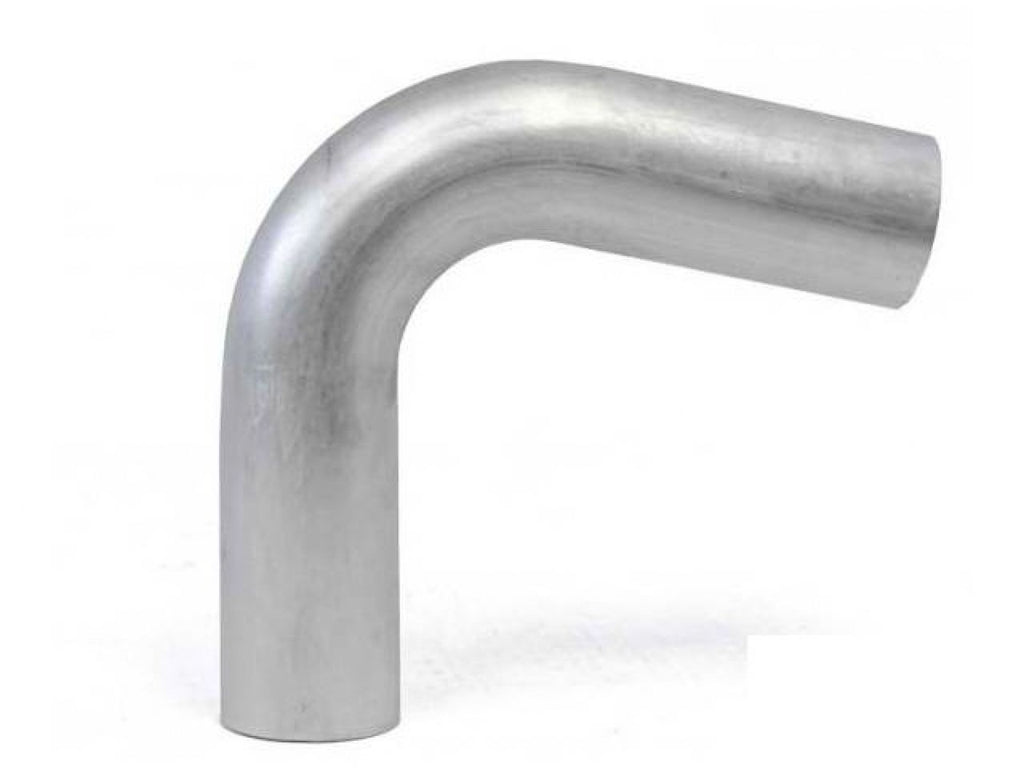HPS 4-1/2" OD 100 Degree Bend 6061 Aluminum Elbow Pipe Tubing 15 Gauge w/ 6" CLR