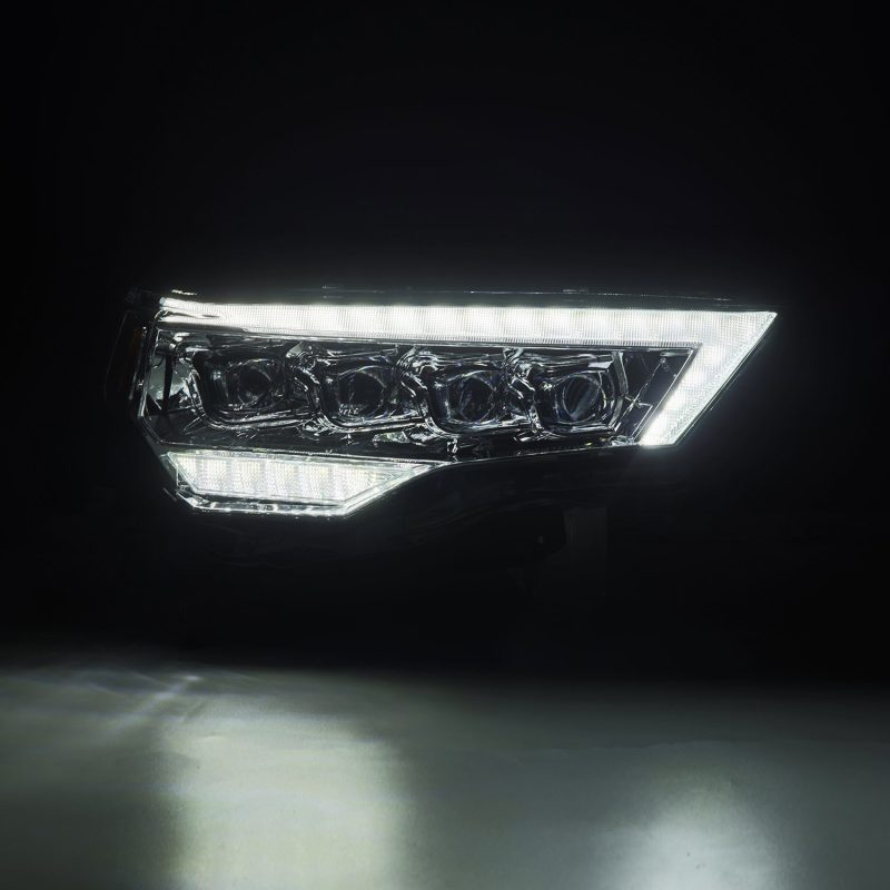 AlphaRex 14-22 Toyota 4Runner NOVA LED Proj Headlights Chrome w/ Activ Light/Seq Signal/DRL 880809