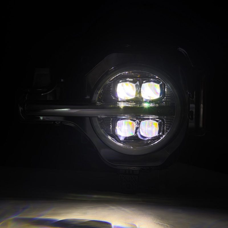 AlphaRex 21-23 Ford Bronco NOVA LED Proj Headlights Alpha-Black w/Activ Light/Seq Signal/DRL 880259