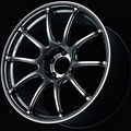 Advan RZII 17x8.0 / +45 Offset / 5x114.3 / 73mm Bore / Racing Hyper Black and Ring YAZ7G45EHB