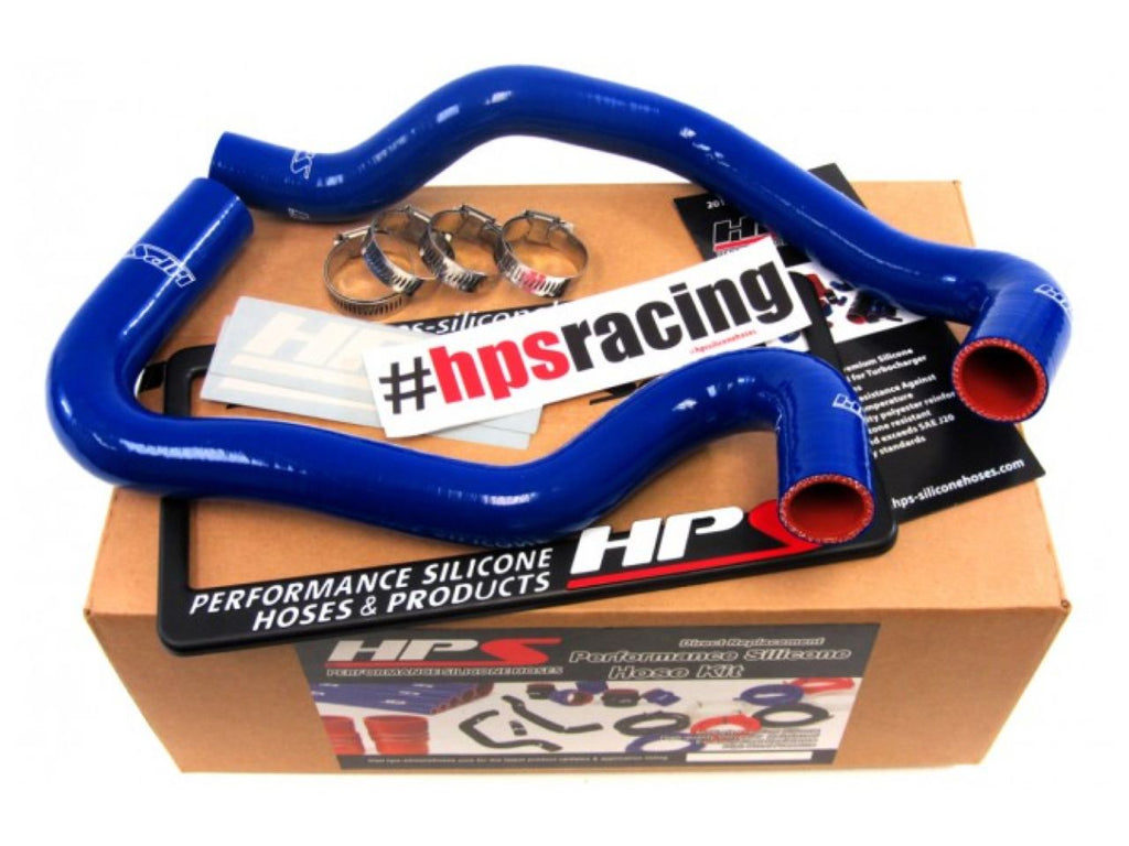 HPS Blue Reinforced Silicone Radiator Hose Kit Coolant Ford 11-13 Fiesta 1.6L