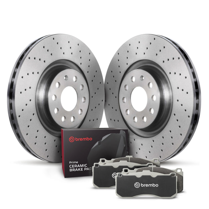 Brembo OE 08-11 Lexus LX570/13-19 LX570/08-11 Toyota Land Cruiser Rear Disc Brake Kit KTX0086