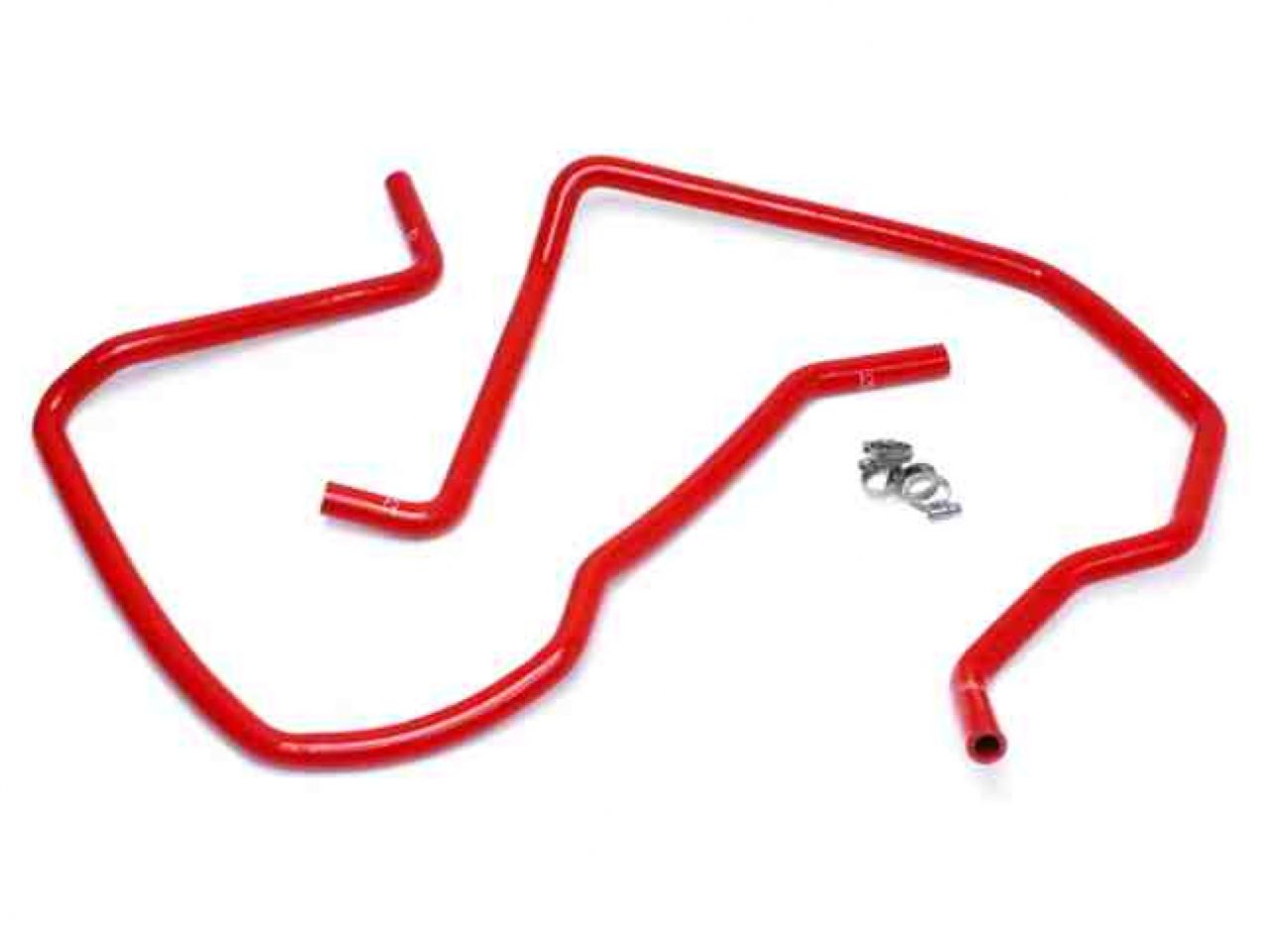 HPS Reinforced Red Silicone heater Hose Kit Coolant Dodge 04-06 Ram 1500 SRT-10 8.3L V10