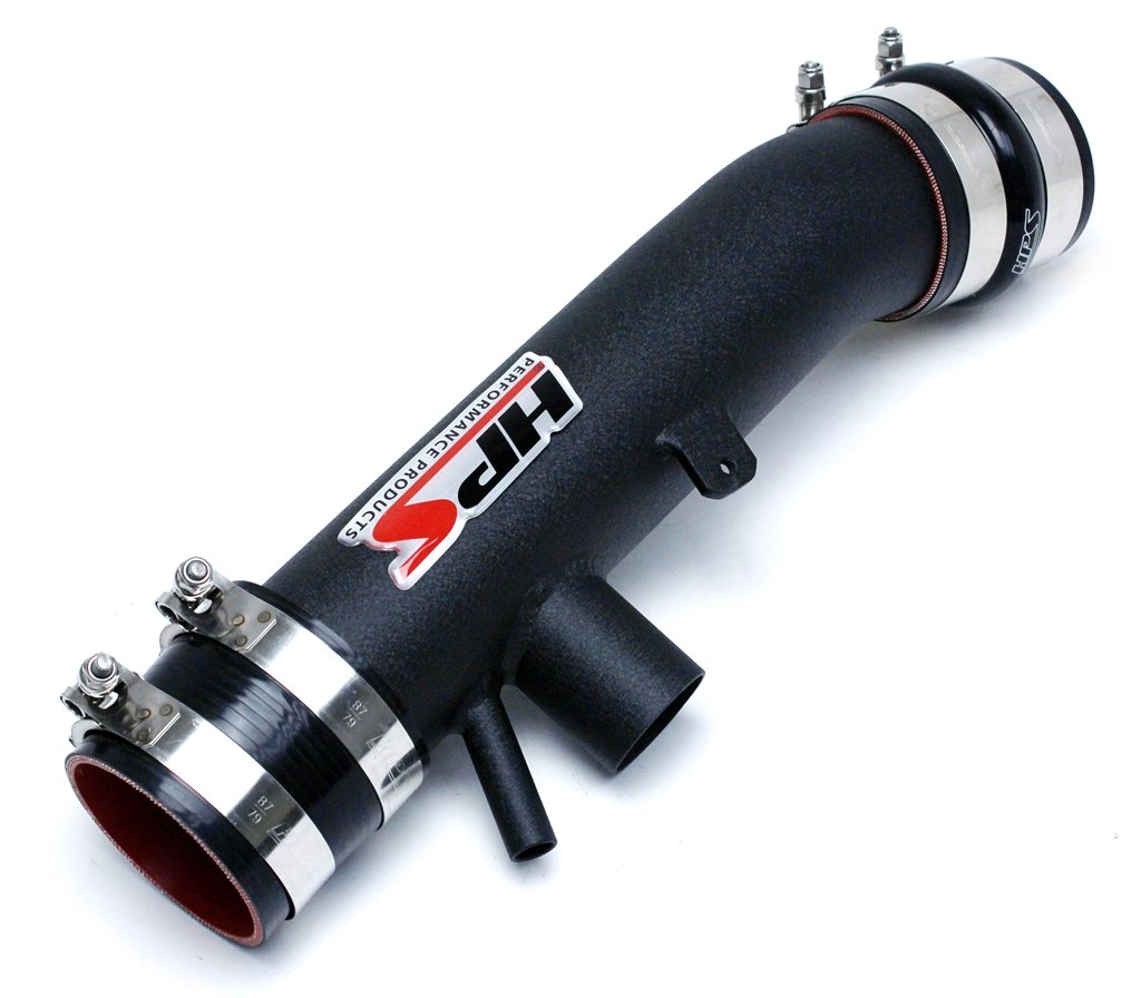HPS Post MAF Air Intake Tube Kit 2014-2016 Lexus IS250 2.5L V6 F-Sport, Black