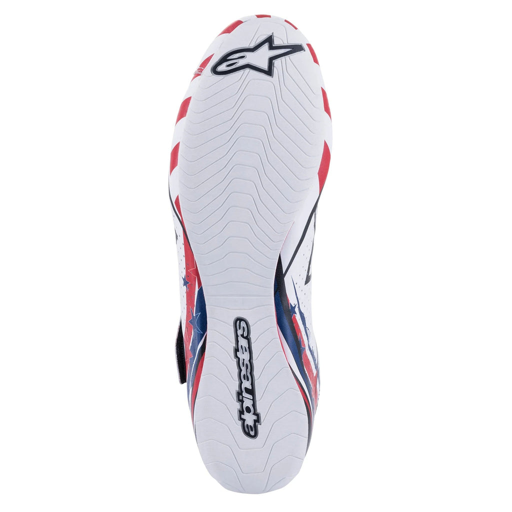 Alpinestars Supermono v2 Liberty Racing Shoes (Size: 12, White/Red/Blue)