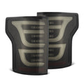 AlphaRex 15-20 Ford F150 Luxx-Series LED Tail Lights Alpha-Black 652040