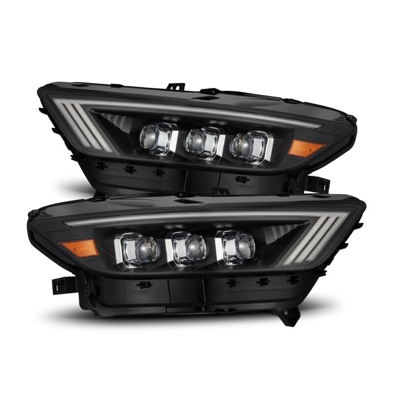 AlphaRex 15-17 Ford Mustang NOVA Series LED Projector Headlights Blk 880144