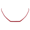 JDMuscle [22-25 WRX] P&S Series Carbon Fiber Center Console Frame Trim | Black Carbon Fiber/ Red Carbon Fiber