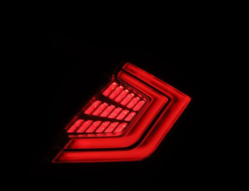 AlphaRex 16-21 Honda Civic Hatchback / Type-R FK8 Nova-Series LED Tail Lights - Clear Smoke 676040