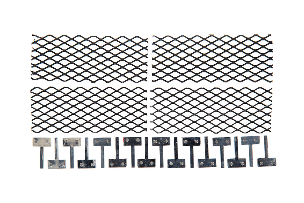 OLM S207 Style Paint Matched Rear Bumper Vent Inserts - Galaxy Blue Pearl - 2015-2021 Subaru WRX / STI