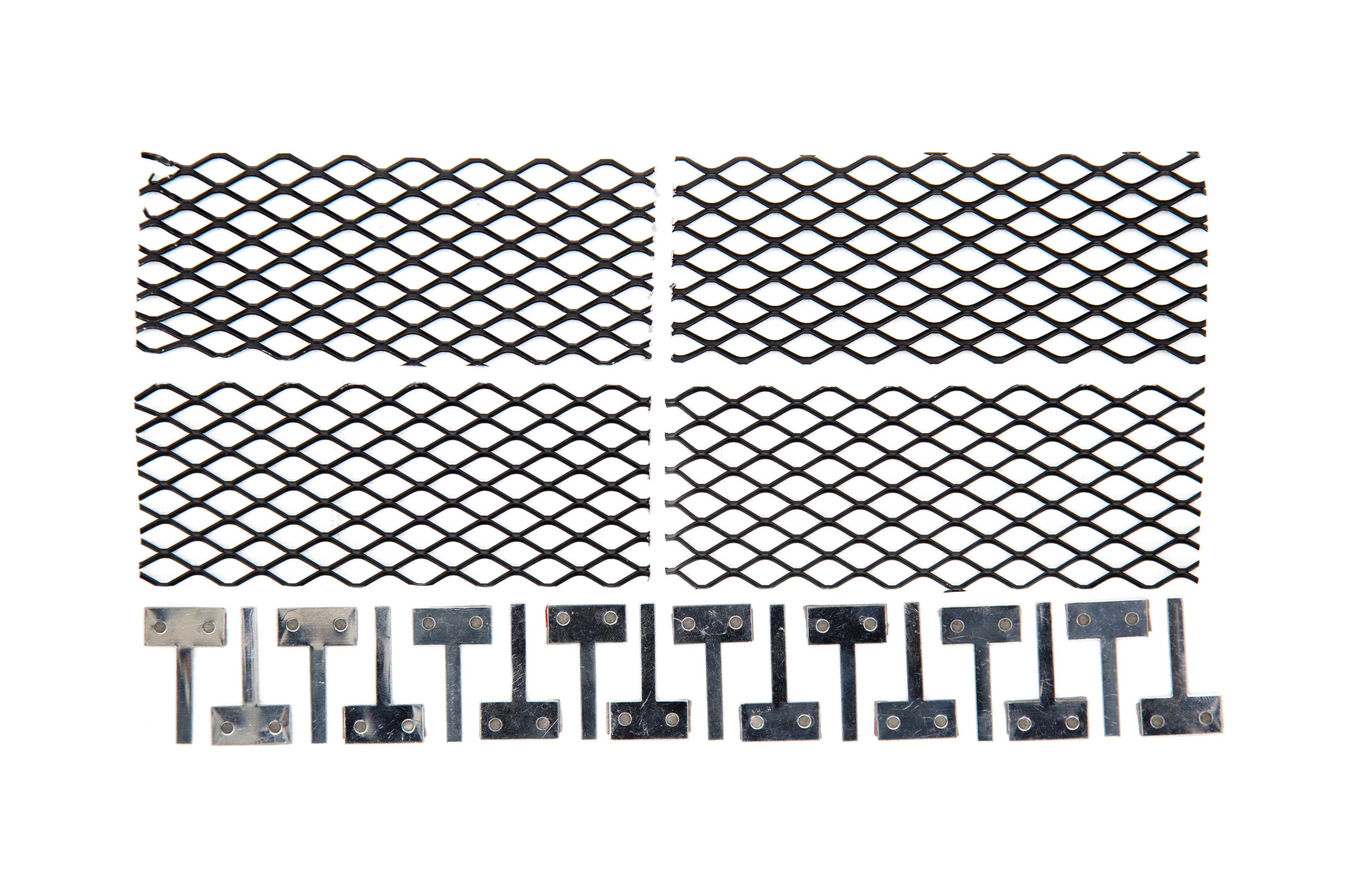 OLM S207 Style Paint Matched Rear Bumper Vent Inserts - Galaxy Blue Pearl - 2015-2021 Subaru WRX / STI