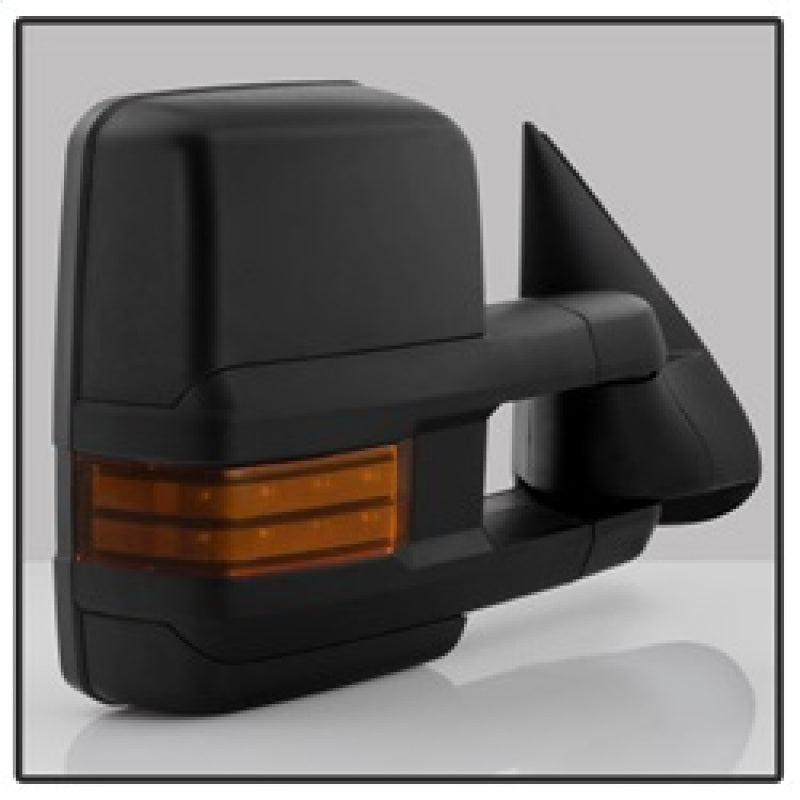 SPYDER xTune Chevy Silverado 03-06 G2 Heated Amber LED Signal Telescoping Mirrors MIR-CS03S-G2-PWH-AM-SET 9936685