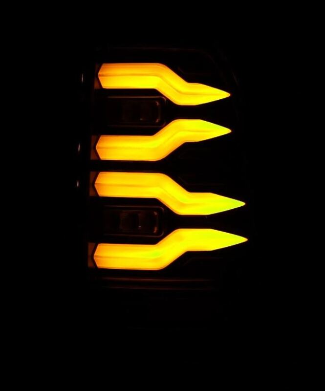 AlphaRex 97-03 Ford F150 / 99-16 Ford F250/F350/F450/F550 LUXX-Series LED Tail Lights - Alpha-Black 658001