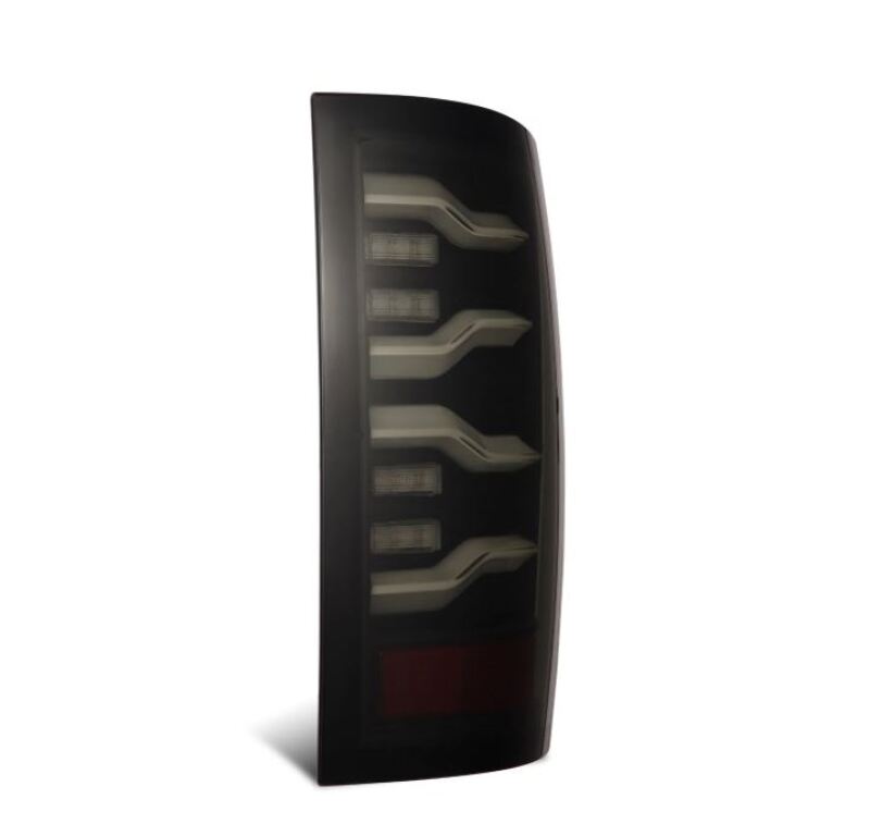 AlphaRex 09-18 Dodge Ram Luxx-Series LED Tail Lights Alpha-Black w/ Activation Light & Seq. Signal 640003