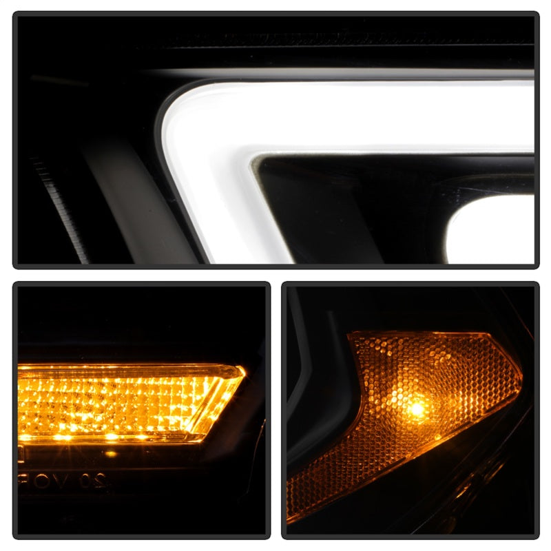 Spyder Dodge Durango 11-13 Halogen Model Only Projector Headlights - Black PRO-YD-DDU11SI-BK 5088284