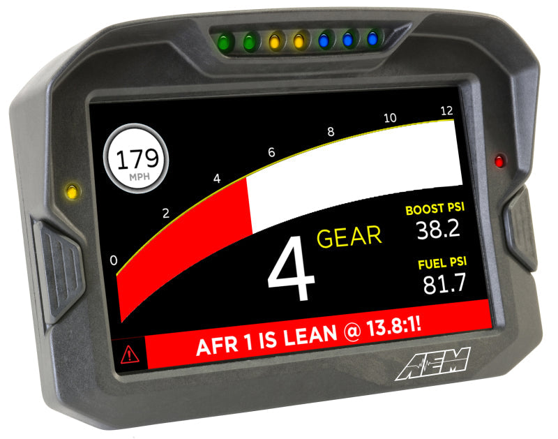AEM Electronics Digital Dash, CD-7LG, Carbon Housing, Data Logging, GPS, CAN Bus, Kit